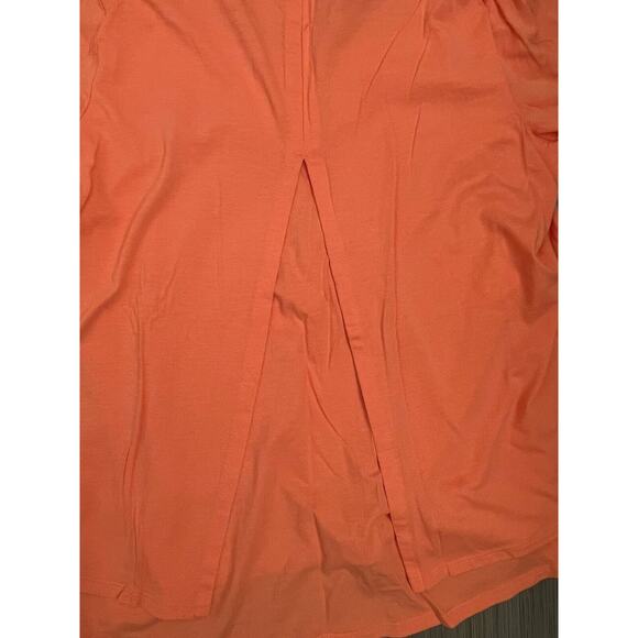 Pure Jill Elliptical Layered Top Peach Dude Petite Medium Cotton/Modal Blend - Picture 5 of 7